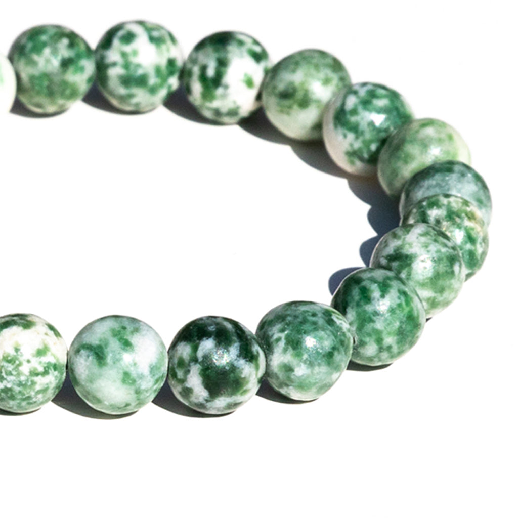 Tree Agate Natural Gemstone Smooth Round Plain Beads 8.00mm 15